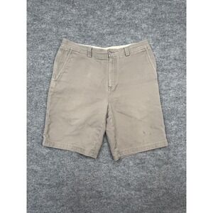 Tori Richard Honolulu Mens Chino Shorts Size 36 Khaki TanCotton Twill Flat Front
